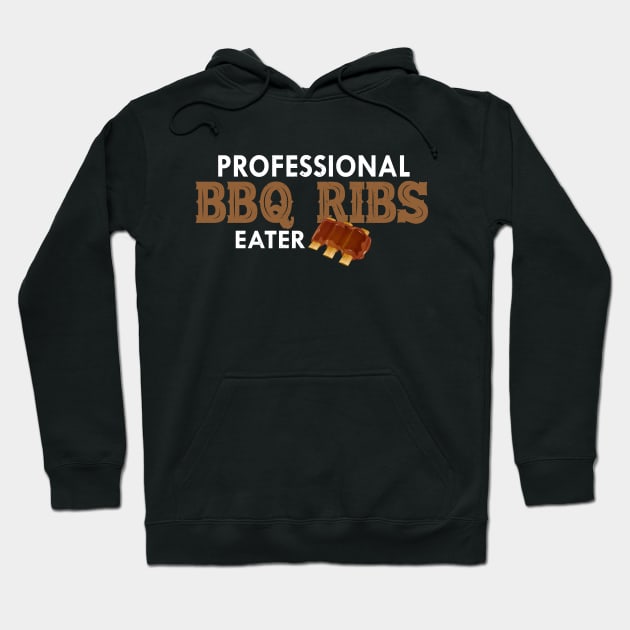 Professional BBQ Ribs eater Hoodie by KC Happy Shop